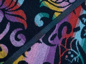 6с104.411ж1 Plaza (темно-синяя радужка) Полотенце махровое 67х40см