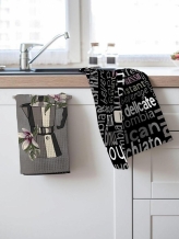 Вафельное полотно набивное арт. 149 рис. 29245/2 Мокко, 150см