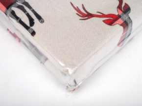 4531-БЧ 2 спальный комплект фланель "Chrismas reindeer" рис. 615602