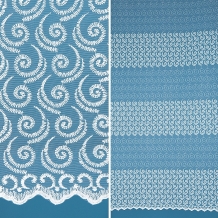 Сетка вышивка TRT 81016-001/290 SB, 290см