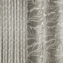 Ткань для портьер жаккард листья (1300), 295см