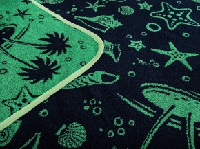 5с081.400.1 Приморье (темно-синий7) Плед 103х160 см