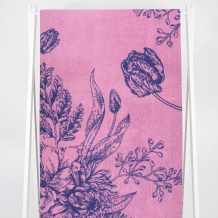 6с102.411ж1 Очарование(пурпурн3) Полотенце махровое 67х150см