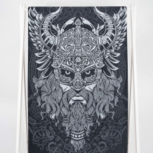 6с102.413ж1 Викинг(антрацит) Полотенце махровое 81х160см