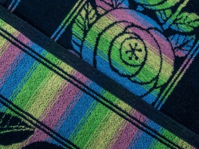 6с104.413ж1 Тропикана (т.радужка) Полотенце махровое 81х40см