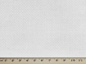 25С597 аппр. Ткань для вышивания (пл.183гр/м2) белый, ш.149см (Канва 14ct)