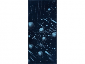 6с102.411ж1 Брызги (т.синий2) Полотенце махровое 67х150см