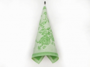 07С-39ЯК 45*60 Полотенце "Цветы и птицы" цв. трава (многоцветный)