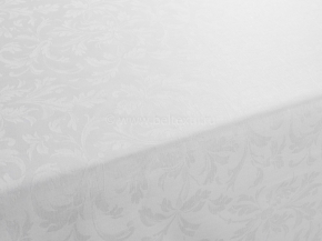 Ткань скатертная арт 07С-14ЯК п/лен отбеленный Перепев, ширина 150см