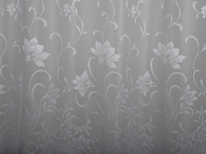 1.80м 16021 Тюль-жаккард Lila 180 см (WHITE, W1592)