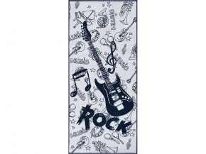 6с102.411ж1 Rock (темно-синий) Полотенце махровое 67х150см