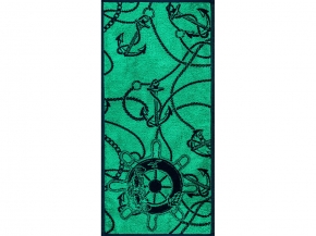 6с104.413ж1 Якорные цепи (темно-синий7) Полотенце махровое 81х40см