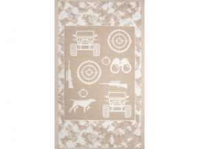 6с104.511ж2 Охотнику(лен3) Полотенце махровое 67х40см