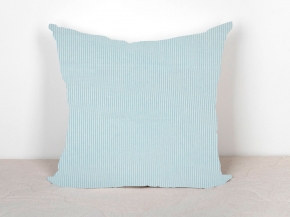 22С100-ШР/ст Наволочка верхняя 70*70 цв. 46 рис. 2 голубая полоска