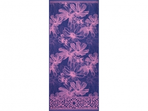 6с102.411ж1 Катарина (пурпурный3) Полотенце махровое 67х150см