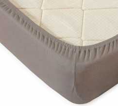 2984/0-БЧ Простыня на резинке 200*90*25 рис. 14-1305 цв. какао