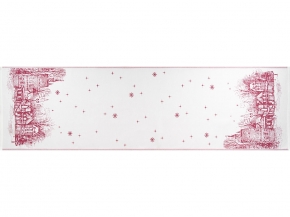 5с22.312ж1 Городской пейзаж(ДТЭ бордовый) Полотенце 50х180 см