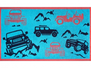 6с104.411ж1 Муж забава(3-бир-т.син) Полотенце махровое 67х40см