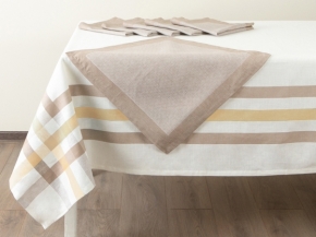 25С91-ШР/уп.кор. Комплект столовый 170*255 + 6 салф. 53*53 "Надежда-1" цв. 6 рис. 234