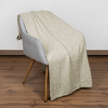 24С15-ШР/у/л.с.уп. 200*220 Плед "Акварель-1" цв. 5 рис. 122 натуральный