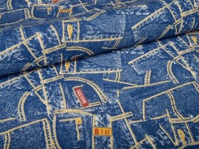Бязь набивная плательная Каприз рис. 9722/1, 150см