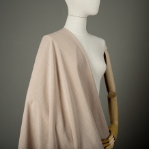 Ткань 12223/C#4 Вареный хлопок бежевый, ширина 140см