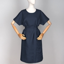 24С178-ШР/039/ст 1135/0 Платье женское 170-104-110 черно-синий