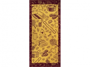 6с102.411ж1 Атрибуты бани(кр.дерево1) Полотенце махровое 67х150см