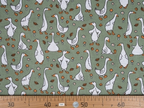 Ткань бельевая арт.17с-1ЯК лен 30%, хл.70%, пл.145г,  рис. Гусь лапчатый вид 2, 150см