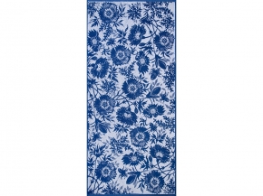 6с102.411ж1 Васильки (синий8) Полотенце махровое 67х150см