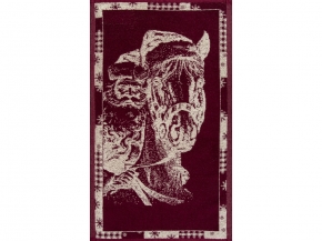 6с104.411ж1 Мороз-наездник(кр.дерево1) Полотенце махровое 67х40см