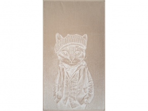 6с103.512ж2 Козырек(лен3) Полотенце махровое 50х90см