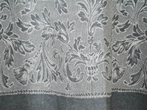 07с24- ЯК   Скатерть  170*280   "Овальная"  цв. серый