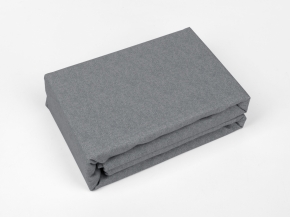 2984/0-БЧ Простыня на резинке 200*90*25 рис. 457989 цв. серый