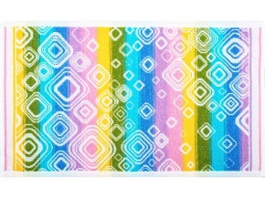 6с104.411ж1 Мишель (белая радужка) Полотенце махровое 67х40см