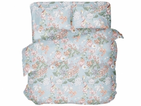 4254-БЧ Дуэт 215*153 сатин  "Райский сад" рис. 6471-01