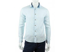 23С165-ШР/039/у 1431/0 Сорочка мужская верхняя,  лен-100