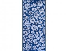 6с102.411ж1 Васильки (синий8) Полотенце махровое 67х150см