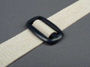 Пряжка двухщелевая А46мм, т.синий (уп.10 шт.)