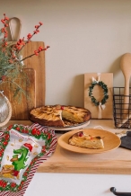 Вафельное полотно набивное арт. 149 рис. 29209/1 Новогодние подарки, 150см