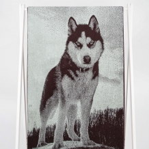 6с102.411ж1 Хаски (шоколад) Полотенце махровое 67х150см