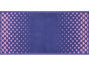 6с104.413ж1 Градиент сердца(пурпурн3) Полотенце махровое 81х40см