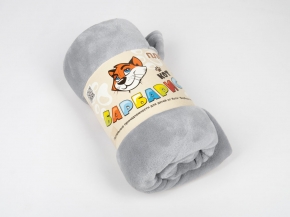 АРТ 003 Покрывало- плед  200*220 "Гладкокрашеный Светло-серый"