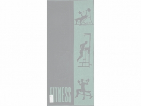 6с102.411ж1 Fitness (мятный2) Полотенце махровое 67х150см