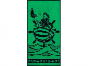 6с102.413ж1 Капитан (темно-синий7) Полотенце махровое 81х160см