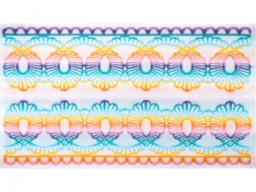 6с103.412ж1 Вилора (св.радужка) Полотенце махровое 50х90см