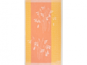 22С141-ШР 43*70 Полотенце "Подснежники-1" цв. 2 рис. 903 малин.