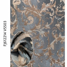 Ткань для портьер классика вензель размытый FJ612214 (V-5503), 308см