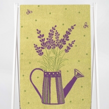 6с102.411ж1 Прованс-клумба(3-сирень4) Полотенце махровое 67х150см