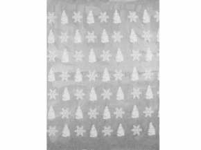 Одеяло хлопковое 140*205 жаккард "Снежинка" 11 цв.серый